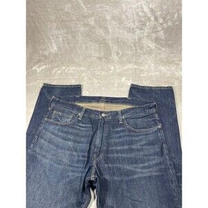 Polo Ralph Lauren Jeans Mens Size 38x32 The Hampton Relaxed Straight Denim Dark